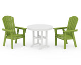 Nautical Adirondack 3-Piece Round Dining Set