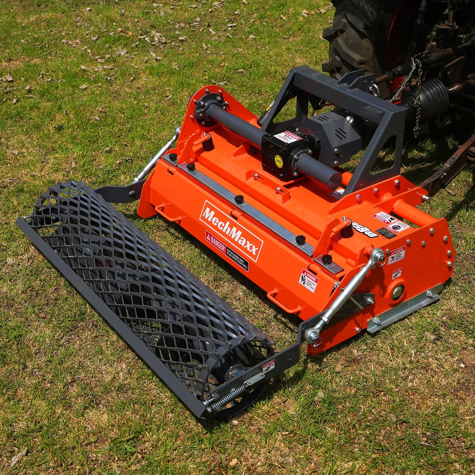48 in Stone Burier Reverse Rotary Tiller,  3 Point Hitch Cat.1,  Chain Drive,  PTO Shaft Included with Slip Clutch,  20-45 HP,  RSB48
