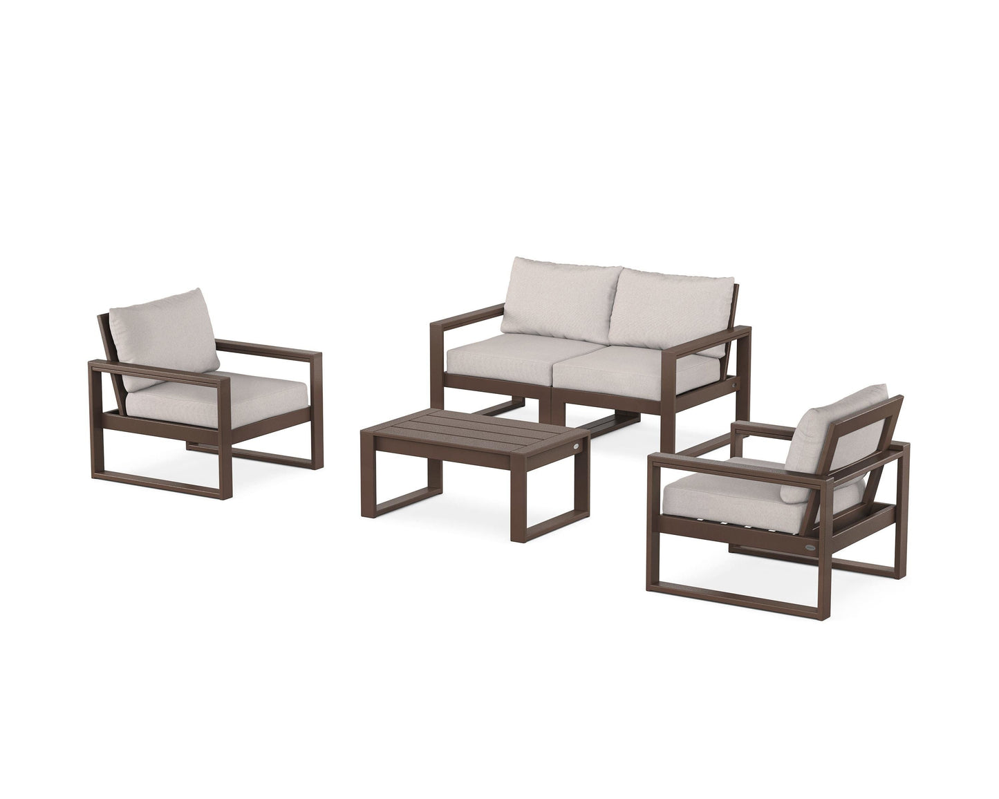 EDGE Sectional 4-Piece Deep Seating Set with Loveseat