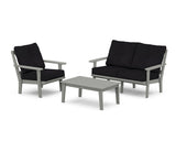 Prairie 3-Piece Deep Seating Set with Loveseat