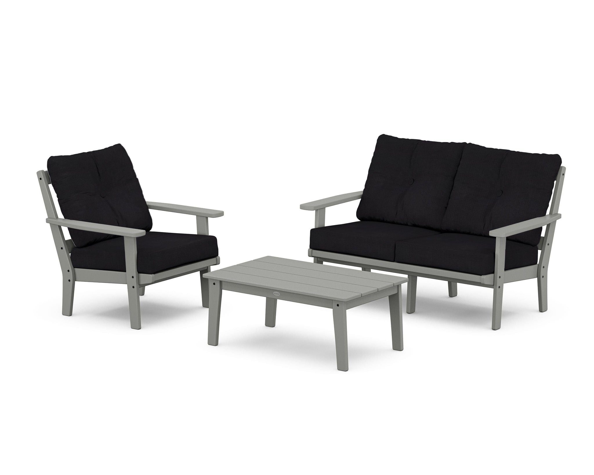 Prairie 3-Piece Deep Seating Set with Loveseat