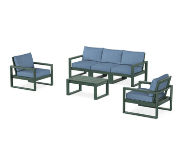 EDGE Sectional 4-Piece Deep Seating Set with Sofa