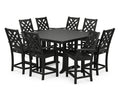 Wovendale 9-Piece Square Counter Set with Trestle Legs