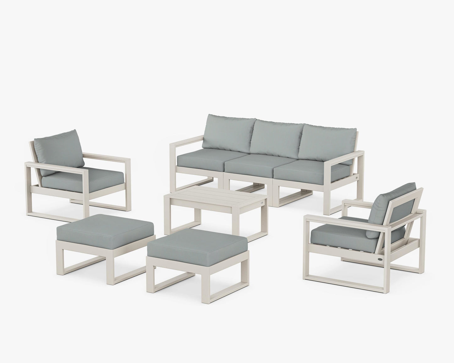 EDGE Sectional 8-Piece Lounge Sofa Set