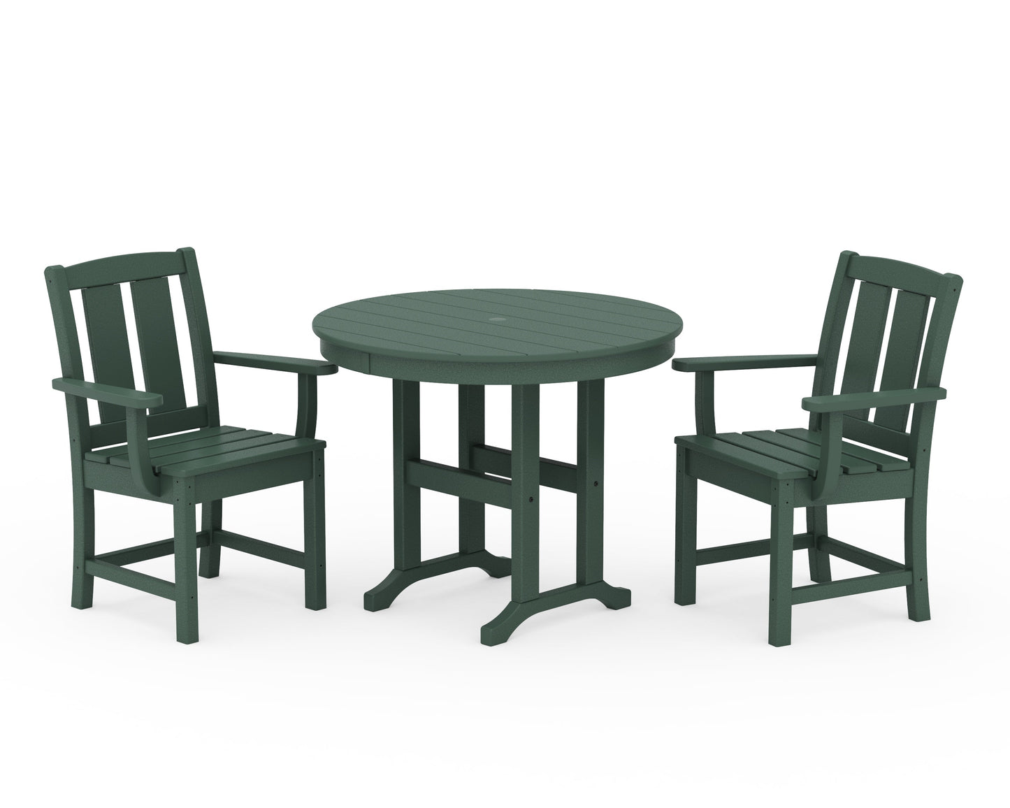 Mission 3-Piece Farmhouse Dining Set