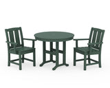Mission 3-Piece Farmhouse Dining Set