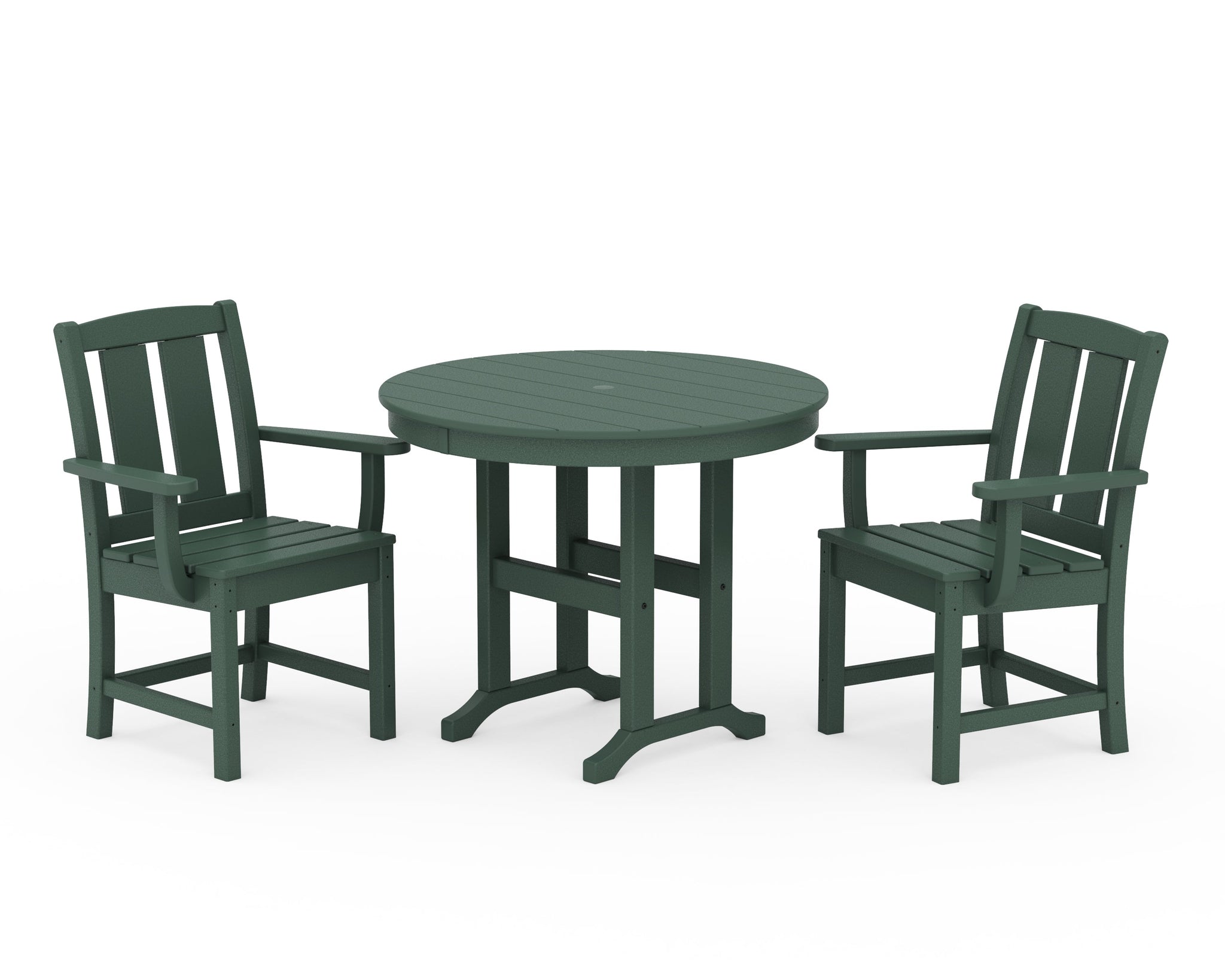 Mission 3-Piece Farmhouse Dining Set