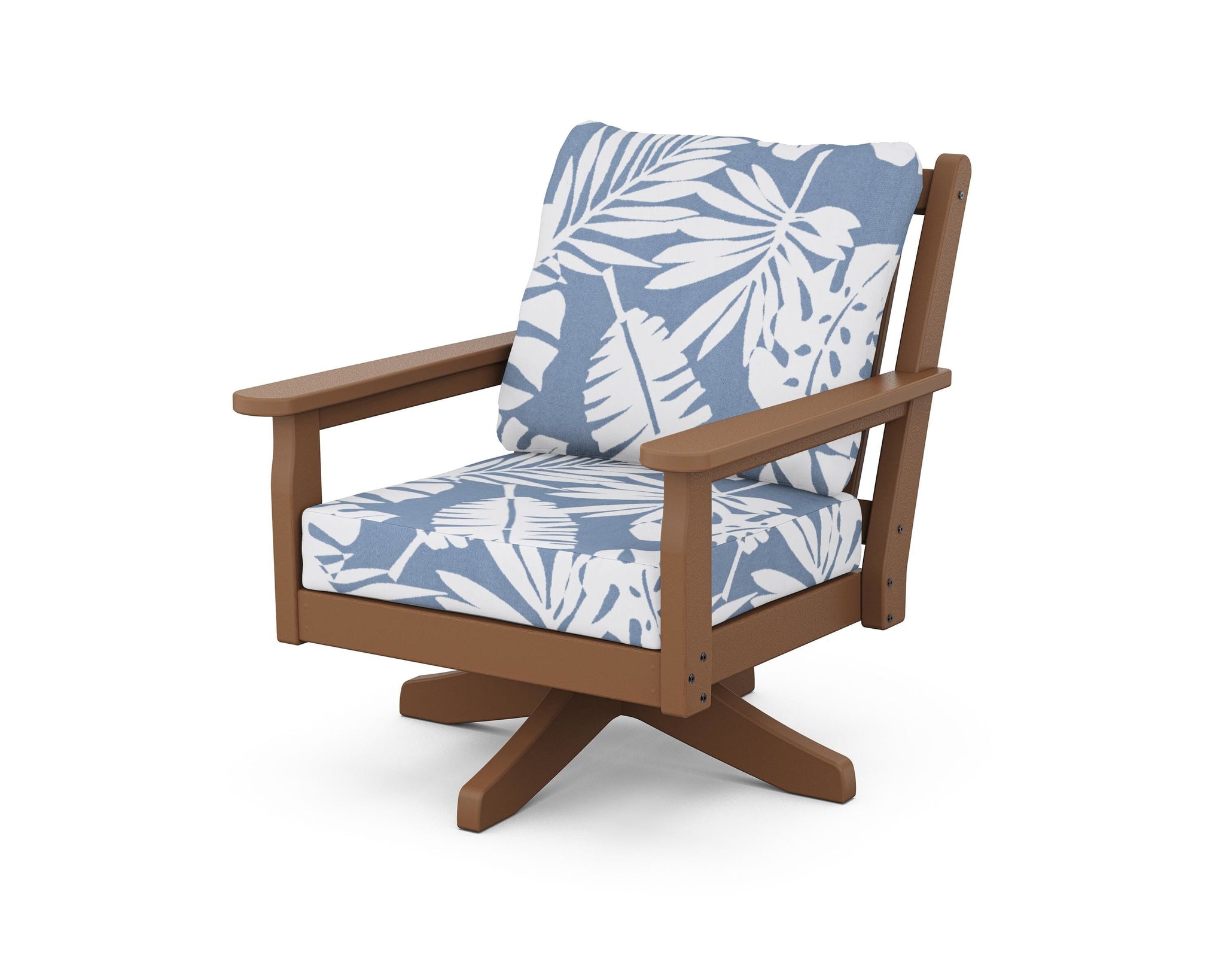 Chippendale Deep Seating Swivel Chair