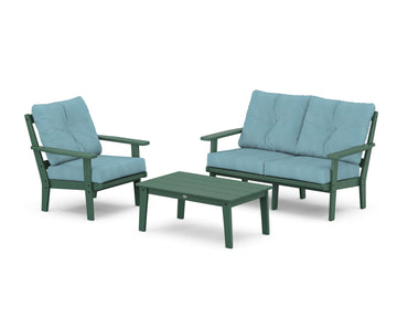 Oxford 3-Piece Deep Seating Set with Loveseat
