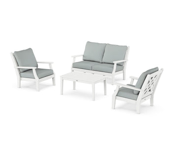 Wovendale 4-Piece Deep Seating Set with Loveseat