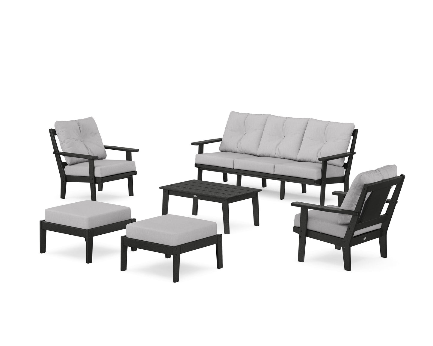 Prairie 6-Piece Lounge Sofa Set