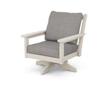 Chippendale Deep Seating Swivel Chair