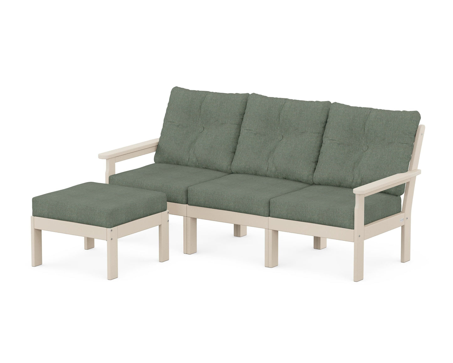 Vineyard 4-Piece Sectional with Ottoman