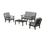 Mission 4-Piece Deep Seating Set with Loveseat