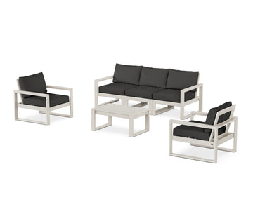EDGE Sectional 4-Piece Deep Seating Set with Sofa