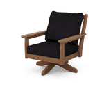 Chippendale Deep Seating Swivel Chair