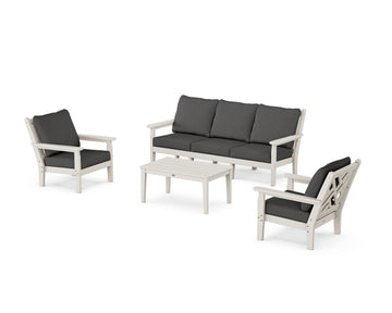 Chippendale 4-Piece Deep Seating Set with Sofa