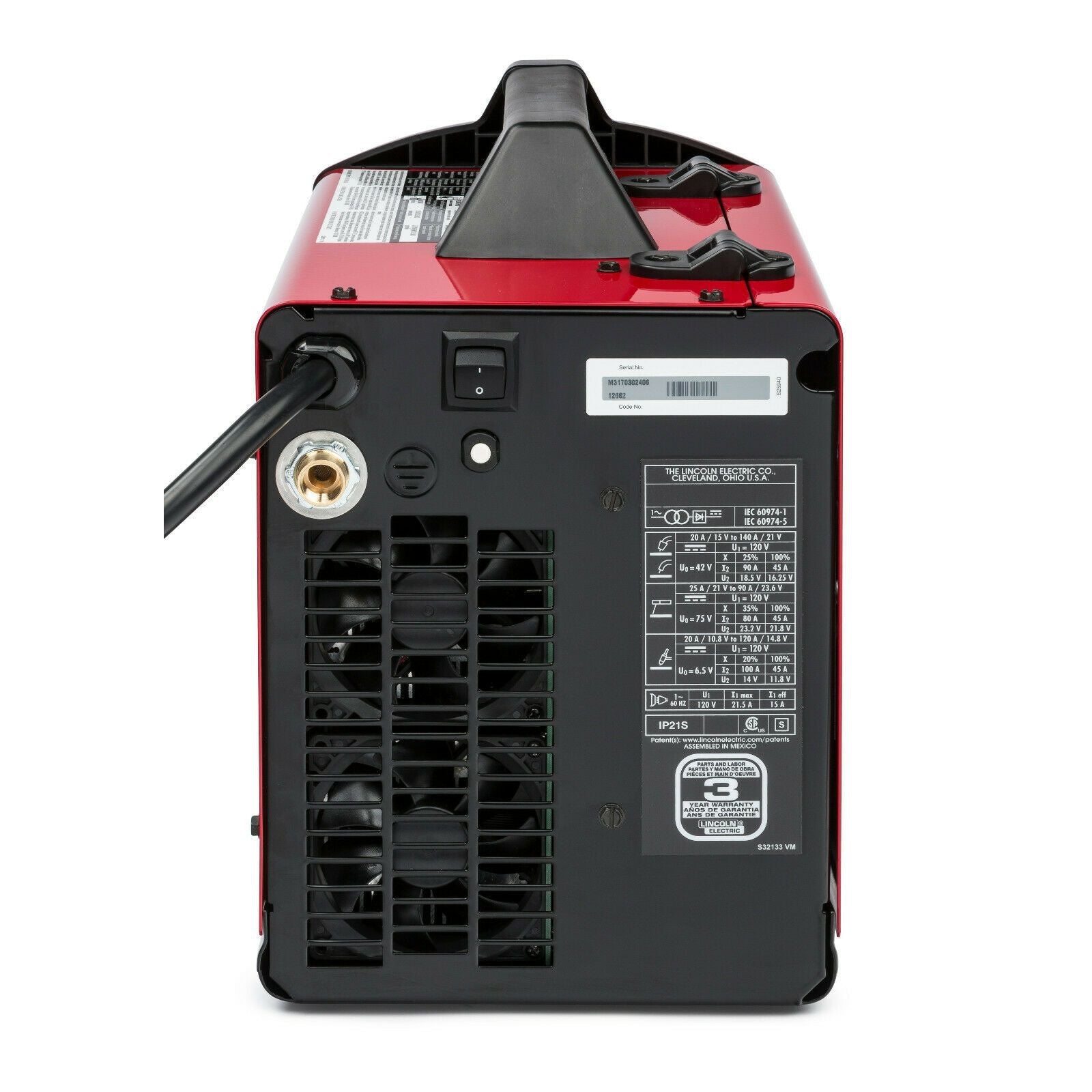 Lincoln POWER MIG 140 MP Multi-Process Welder TIG One-Pak - K4499-1