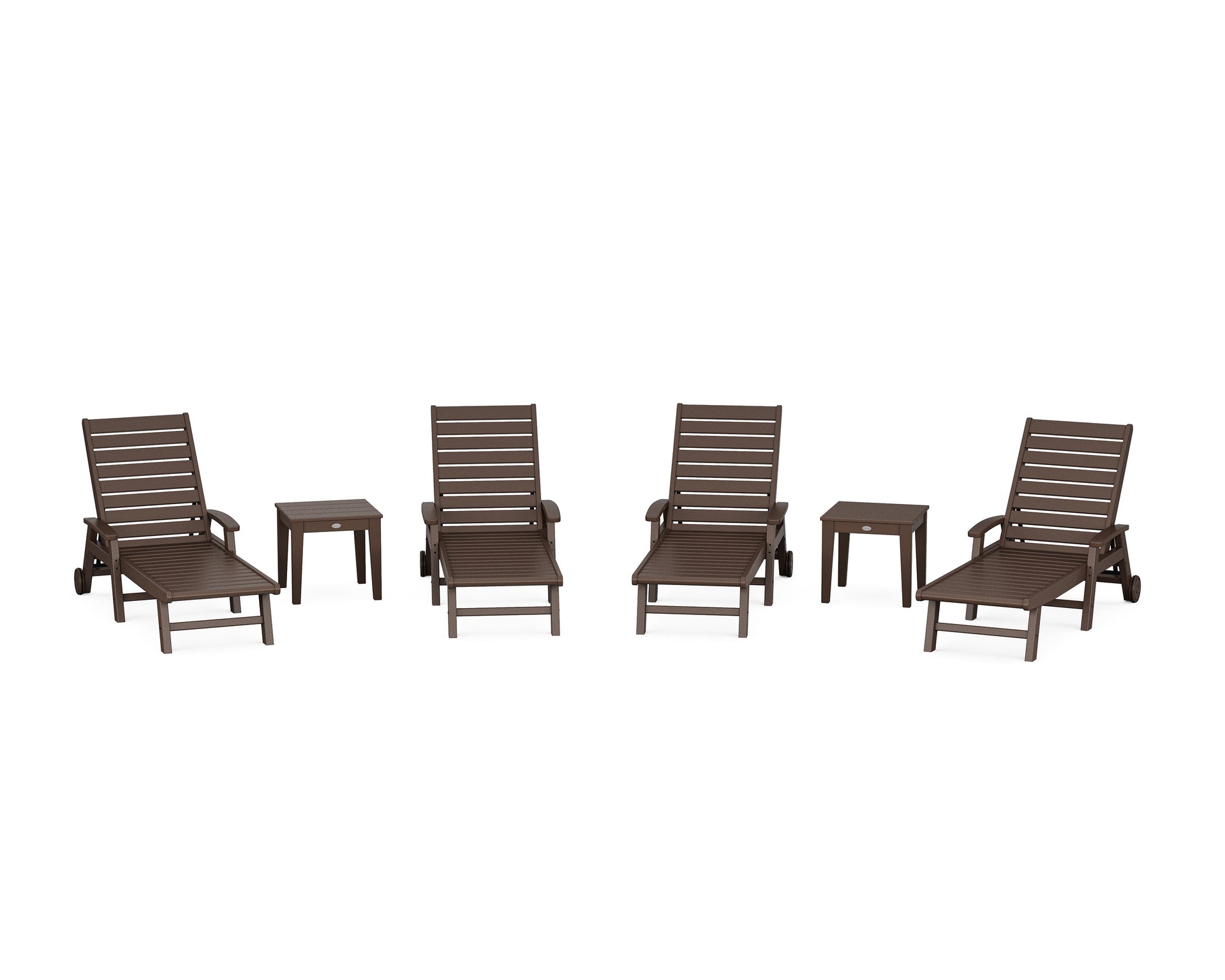 Signature Chaise 6-Piece Set with Wheels