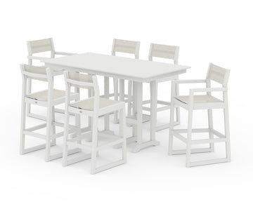EDGE Sling 7-Piece Farmhouse Bar Set