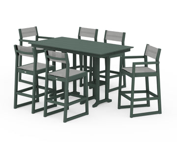 EDGE Sling 7-Piece Farmhouse Bar Set