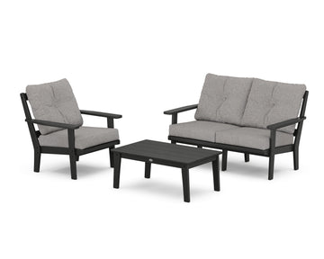 Oxford 3-Piece Deep Seating Set with Loveseat