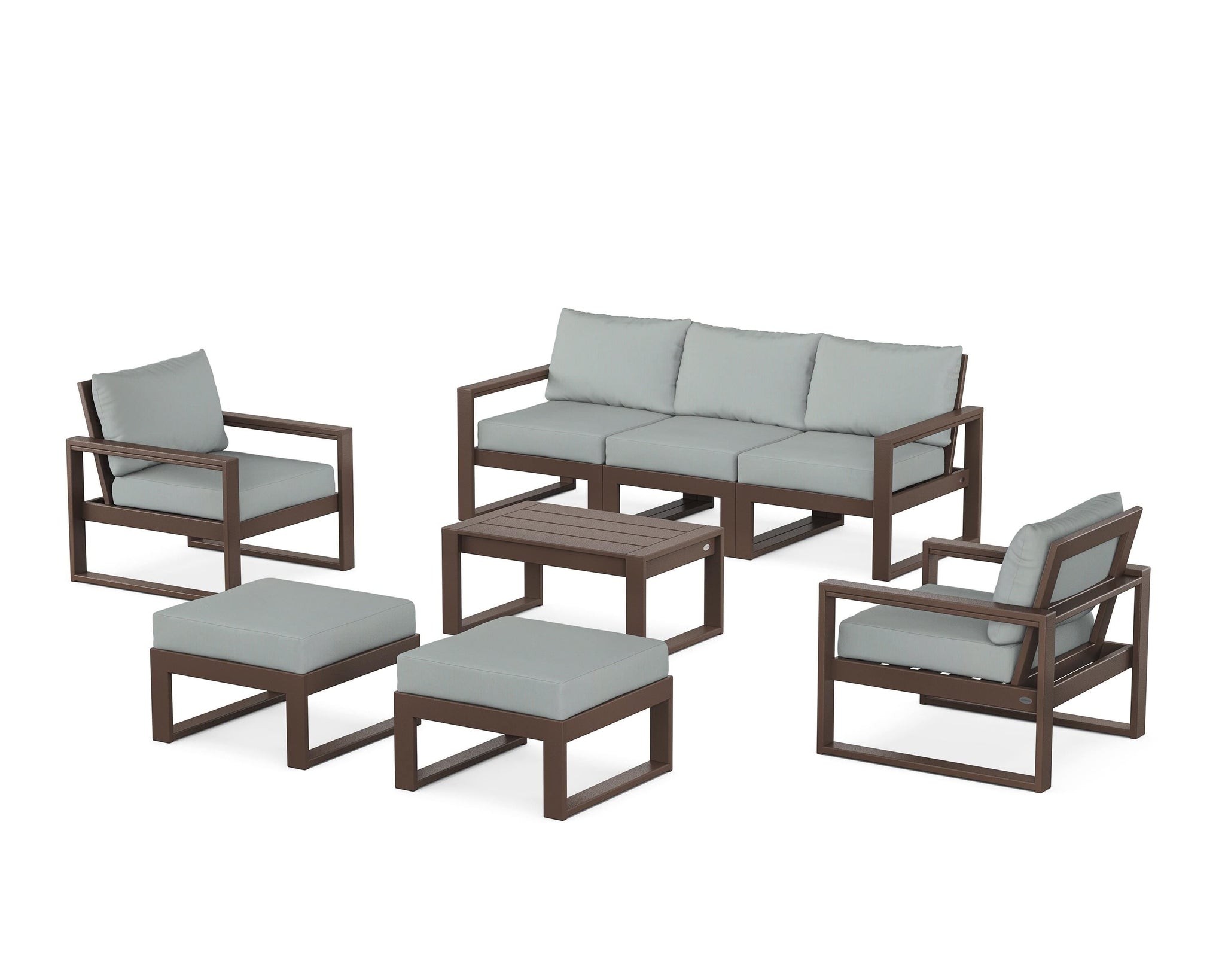 EDGE Sectional 8-Piece Lounge Sofa Set
