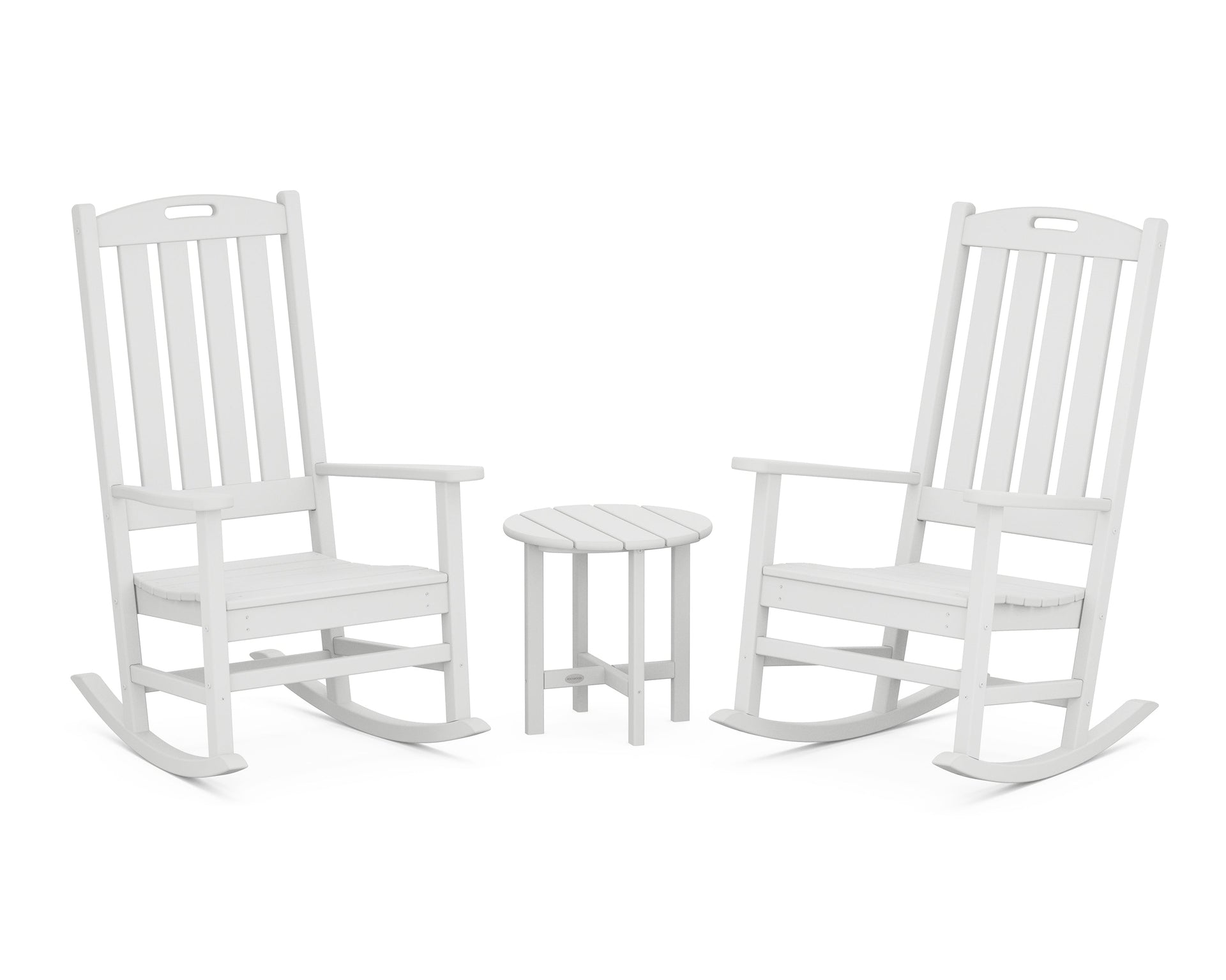 Nautical 3-Piece Porch Rocking Chair Set