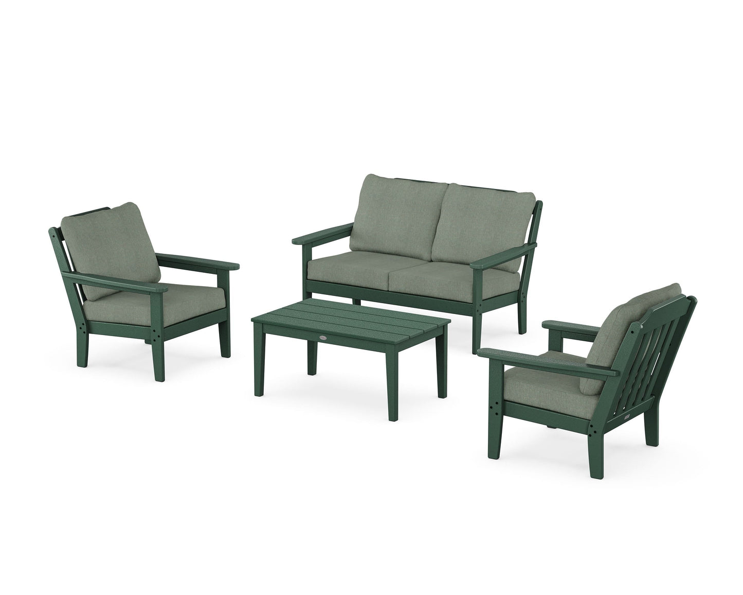 Cottage 4-Piece Deep Seating Set with Loveseat