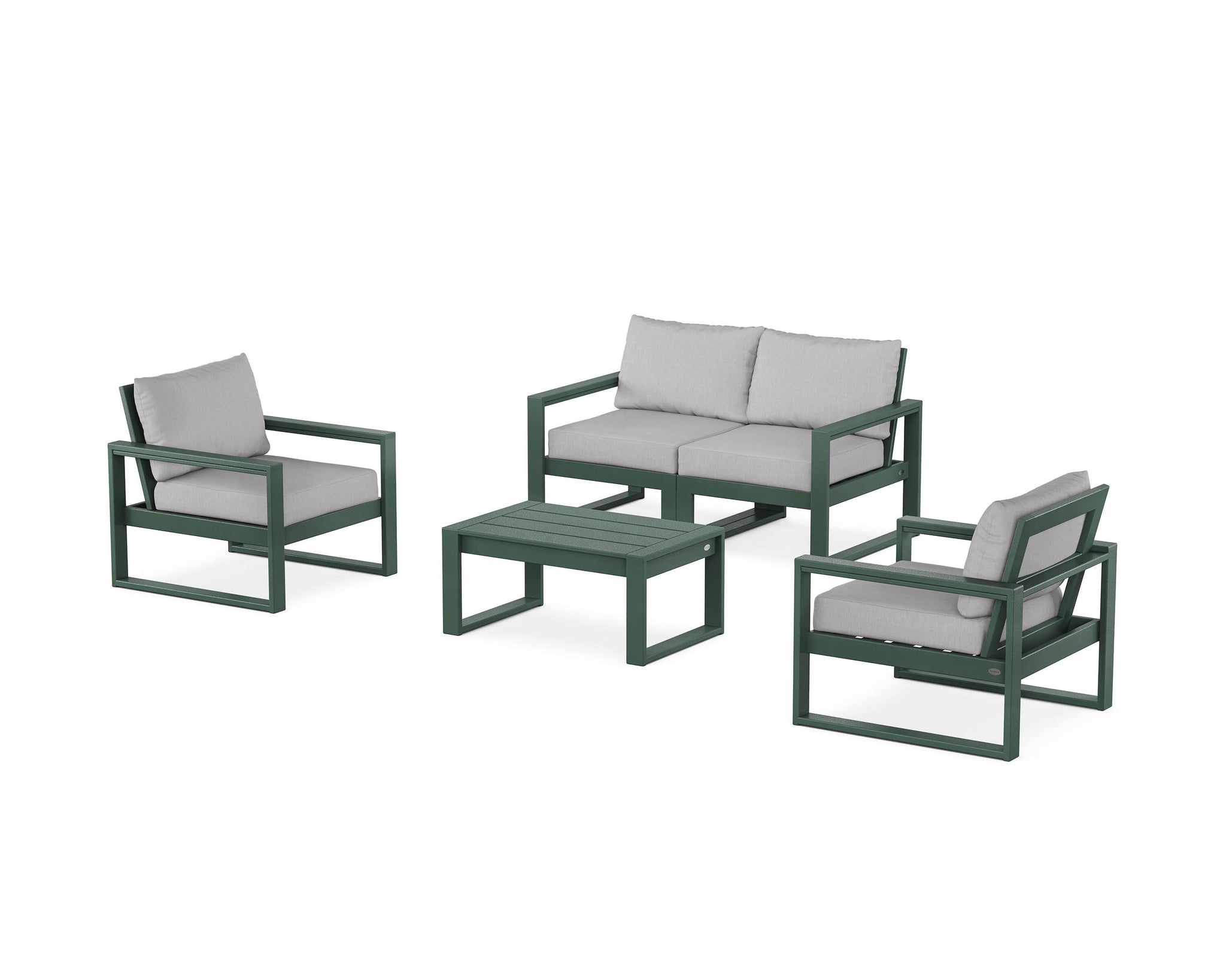 EDGE Sectional 4-Piece Deep Seating Set with Loveseat