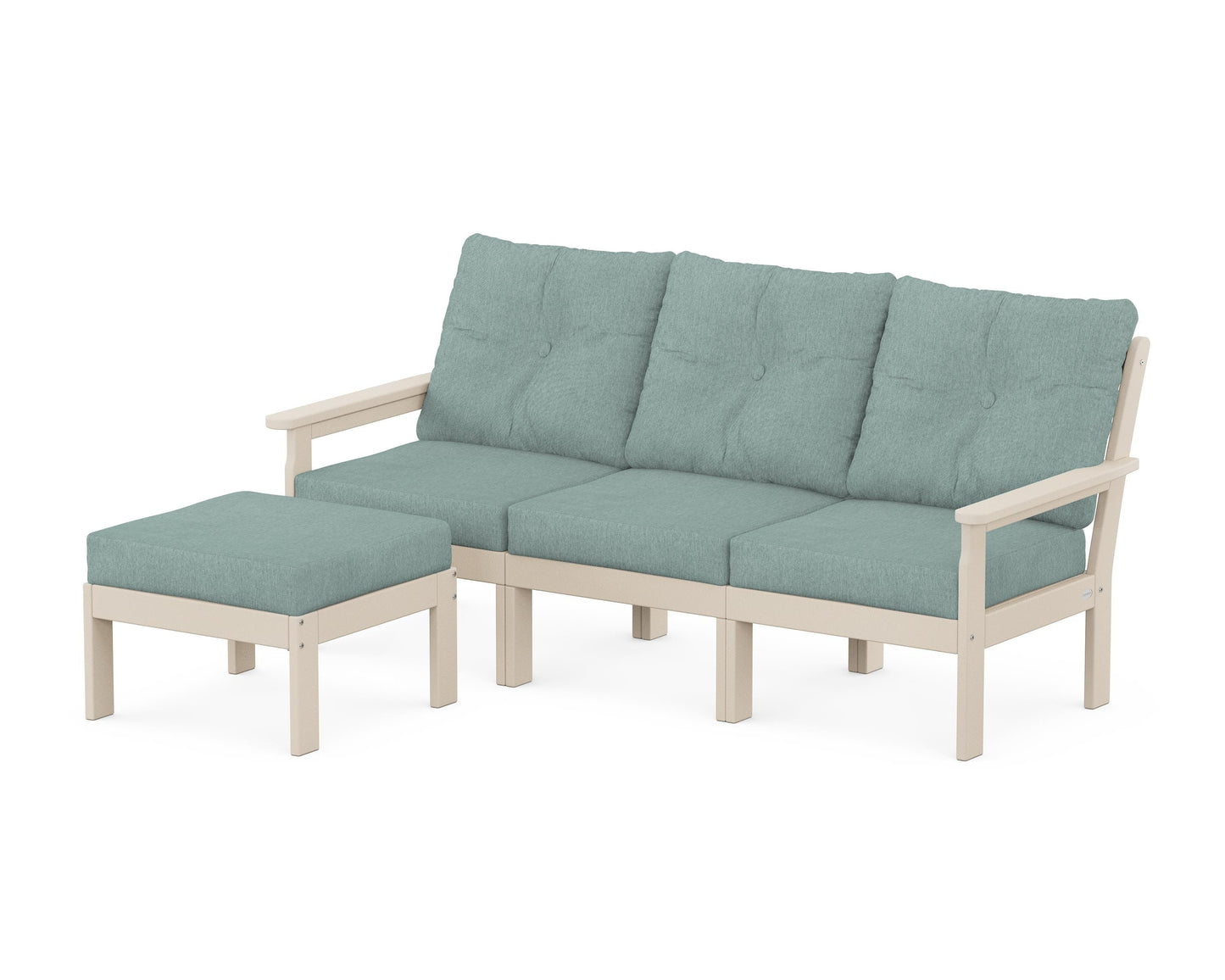 Vineyard 4-Piece Sectional with Ottoman