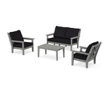 Chippendale 4-Piece Deep Seating Set with Loveseat