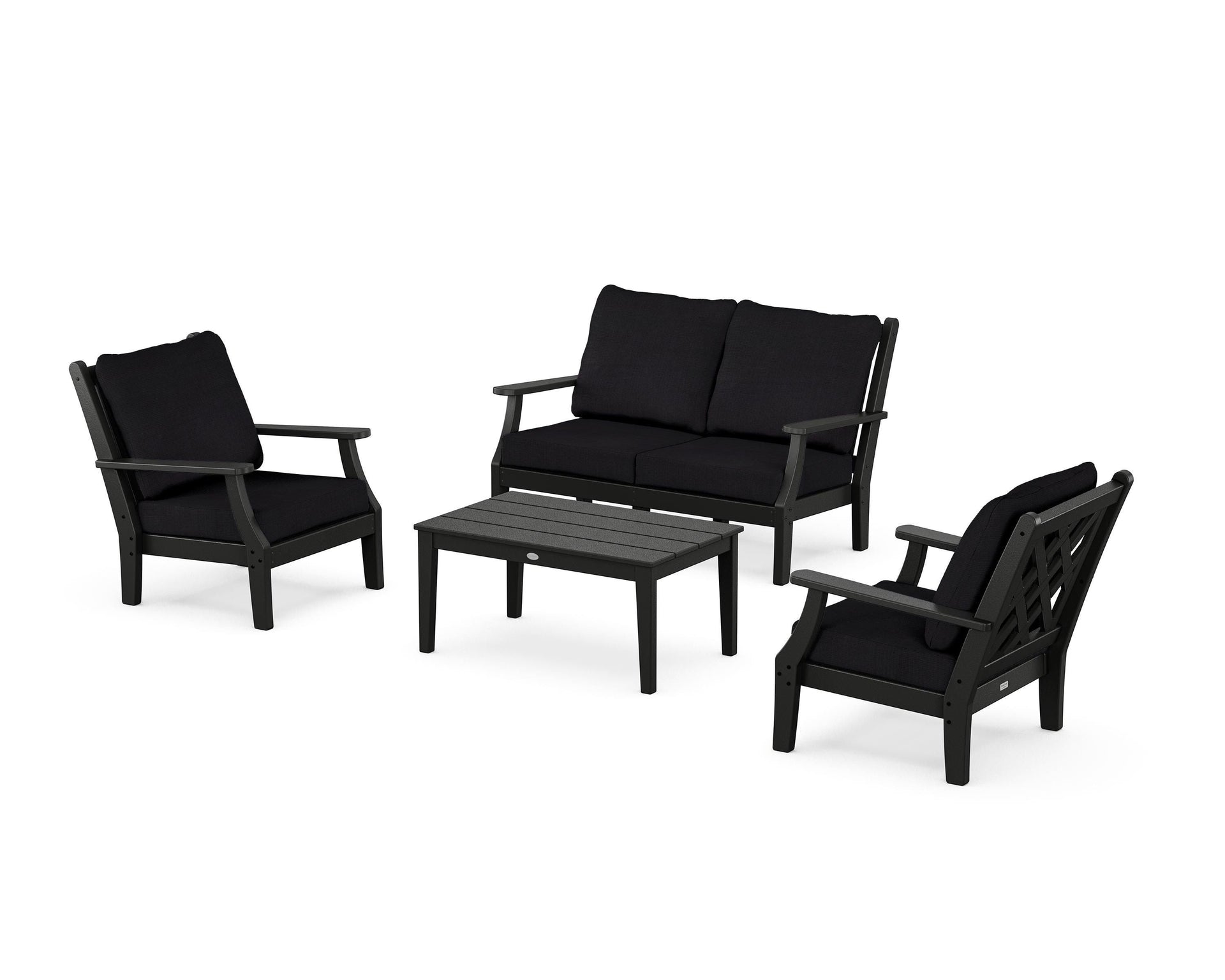 Wovendale 4-Piece Deep Seating Set with Loveseat