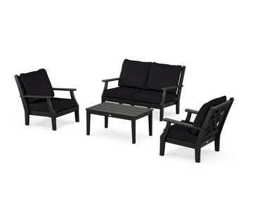 Wovendale 4-Piece Deep Seating Set with Loveseat