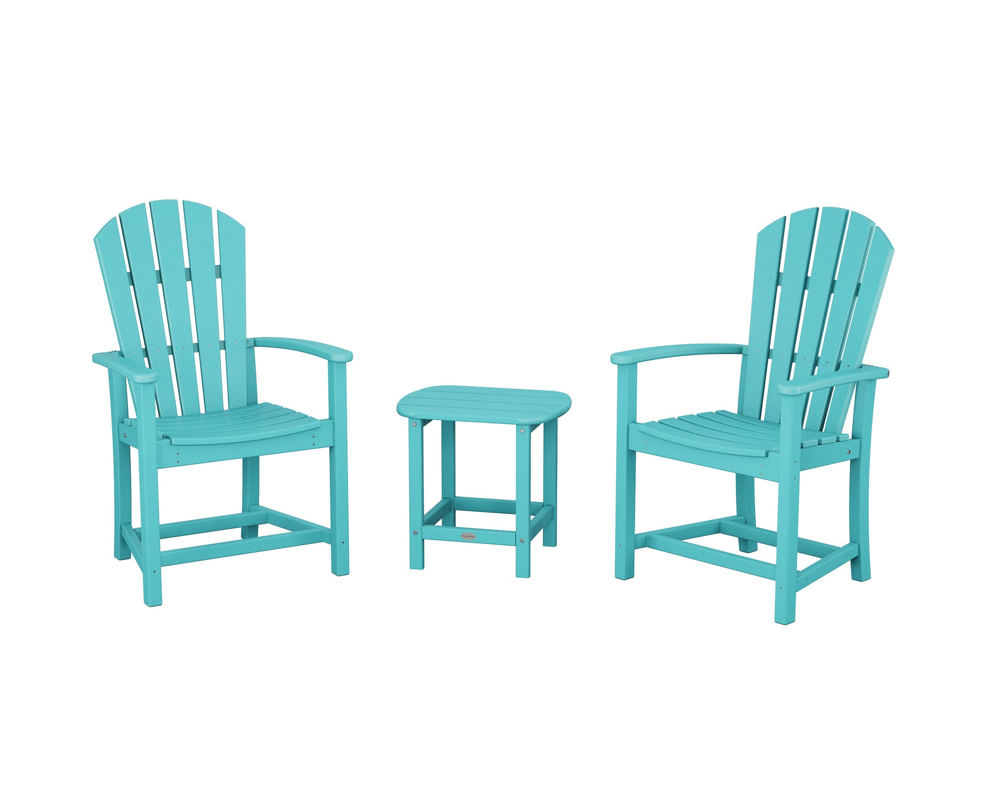 Palm Coast 3-Piece Upright Adirondack Chair Set