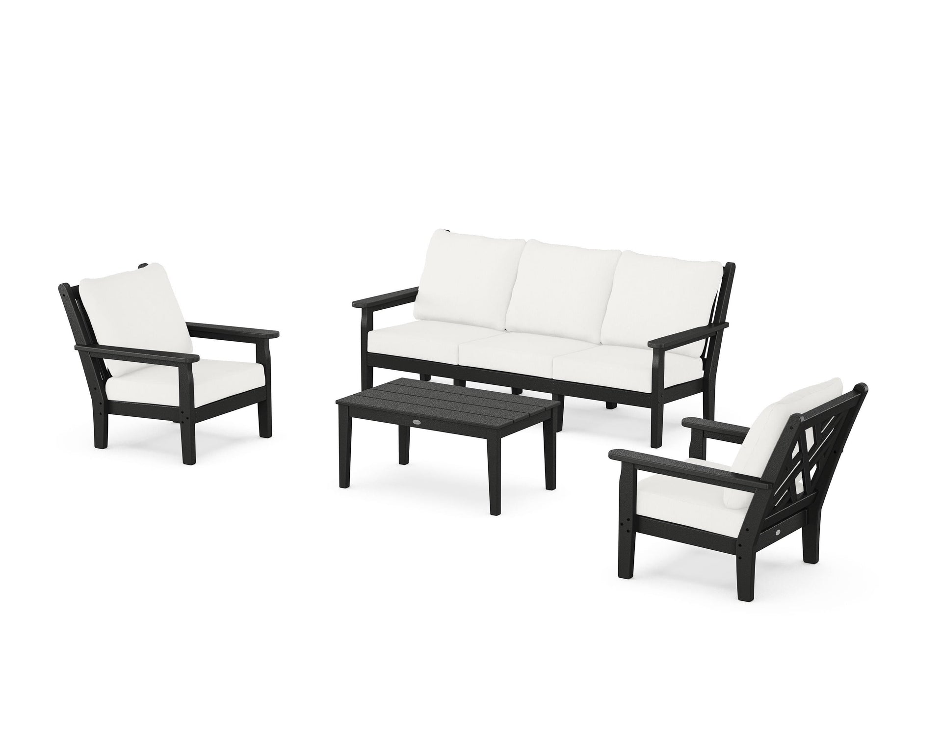 Chippendale 4-Piece Deep Seating Set with Sofa