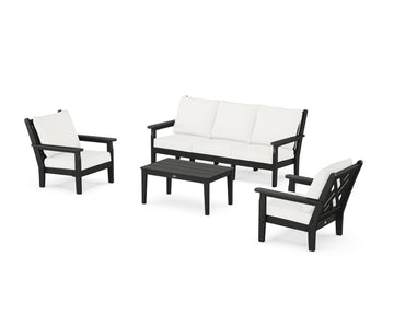 Chippendale 4-Piece Deep Seating Set with Sofa