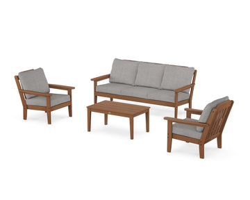 Cottage 4-Piece Deep Seating Set with Sofa