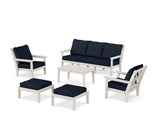 Chippendale 6-Piece Lounge Sofa Set