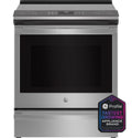 GE Profile™ 30" Smart Slide-In Fingerprint Resistant Front-Control Induction and Convection Range with No Preheat Air Fry