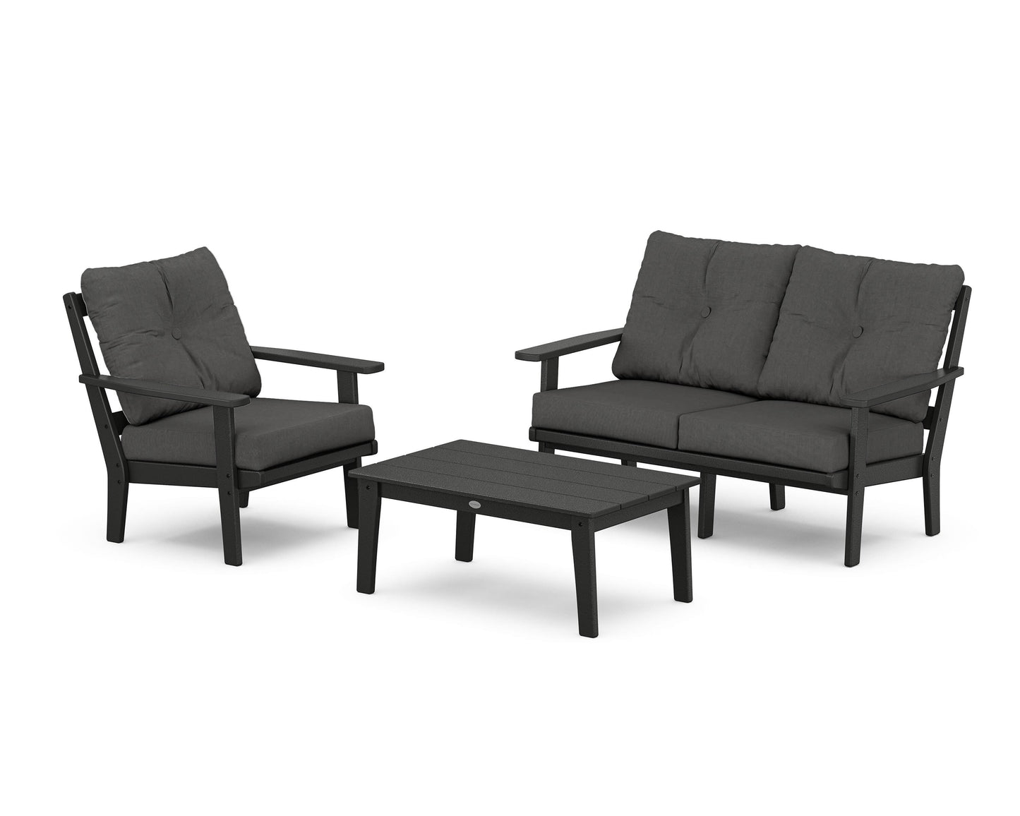 Prairie 3-Piece Deep Seating Set with Loveseat