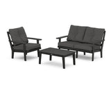 Prairie 3-Piece Deep Seating Set with Loveseat