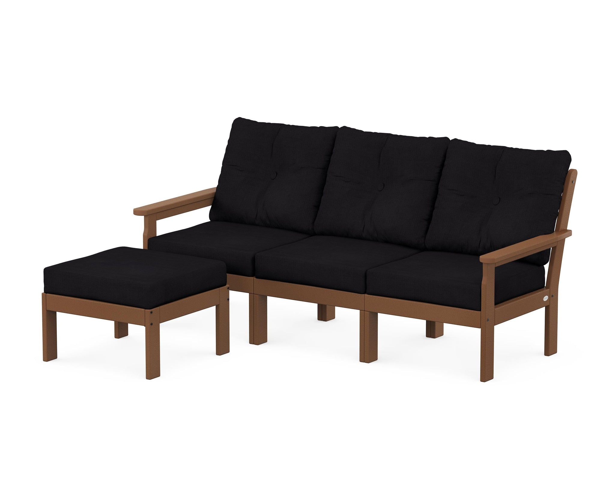Vineyard 4-Piece Sectional with Ottoman