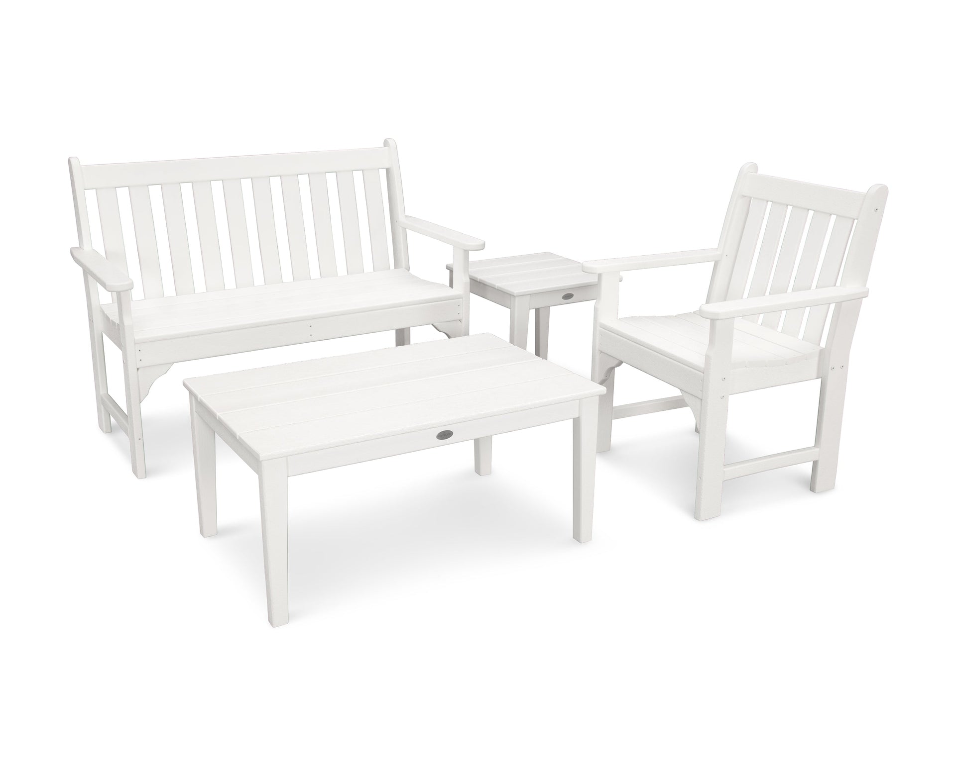 Vineyard 4-Piece Bench Seating Set