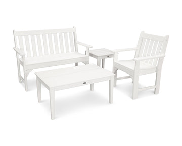 Vineyard 4-Piece Bench Seating Set