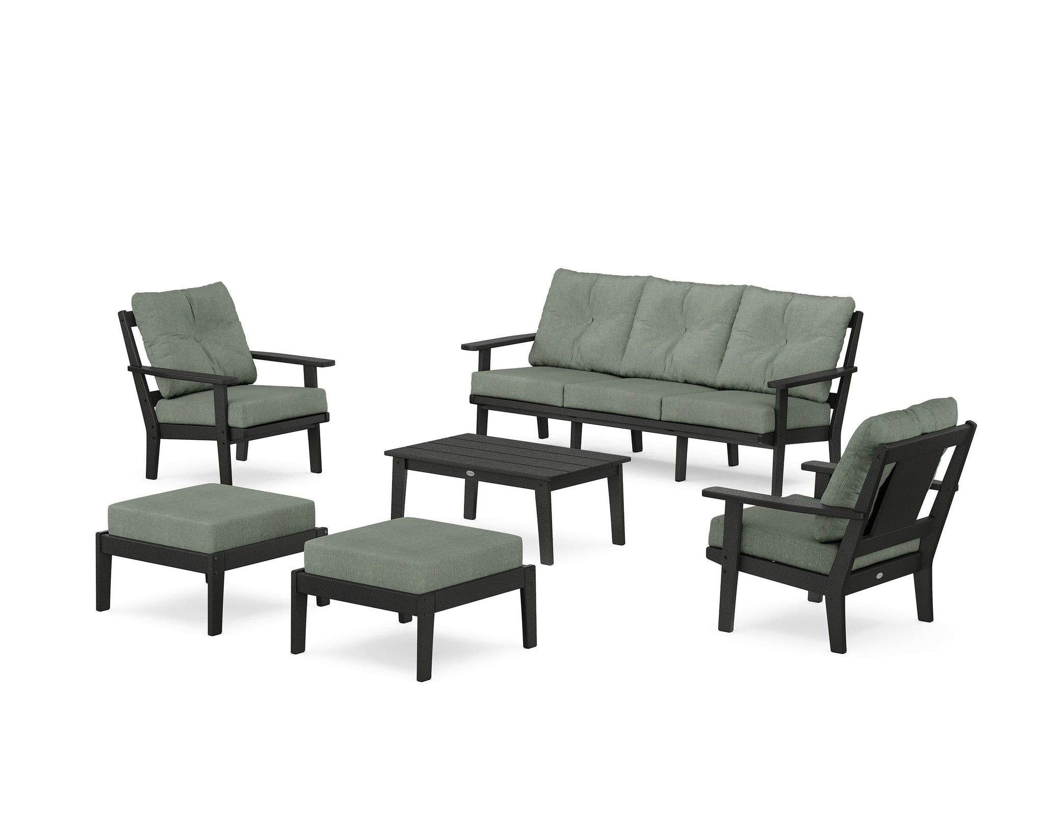 Prairie 6-Piece Lounge Sofa Set
