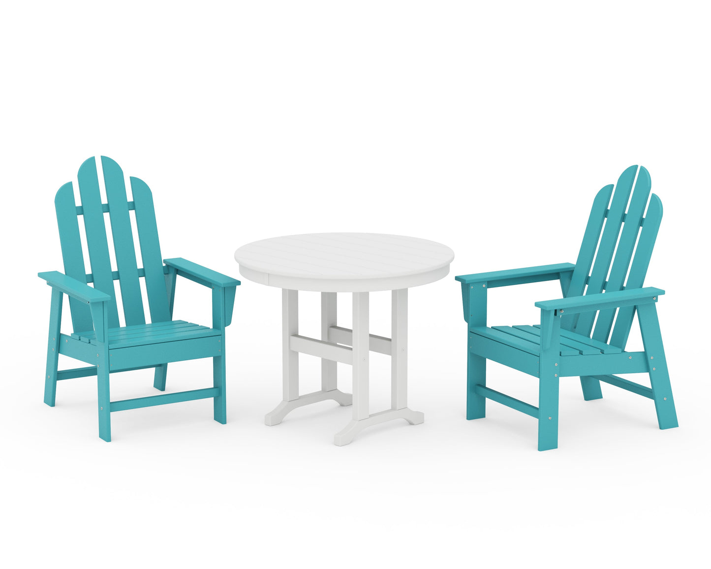 Long Island 3-Piece Round Dining Set