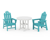 Long Island 3-Piece Round Dining Set