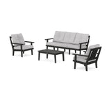 Prairie 4-Piece Deep Seating Set with Sofa