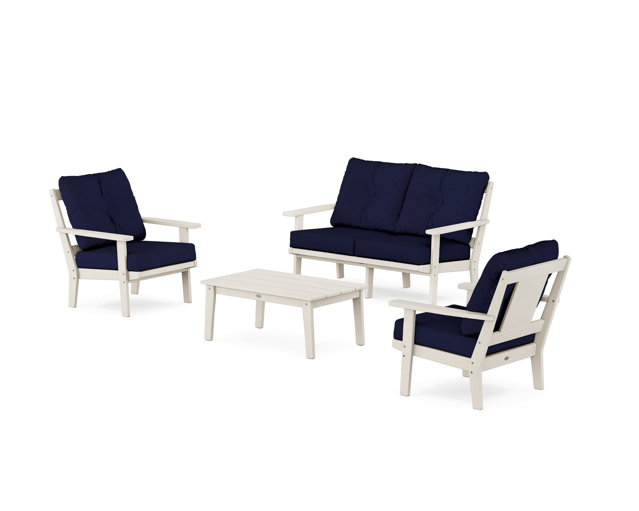 Prairie 4-Piece Deep Seating Set with Loveseat